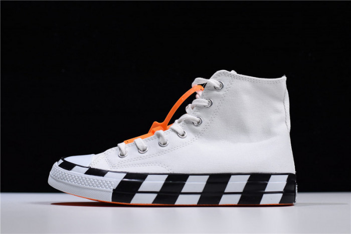 OFW x Chuck 70 White Converse - 163862C