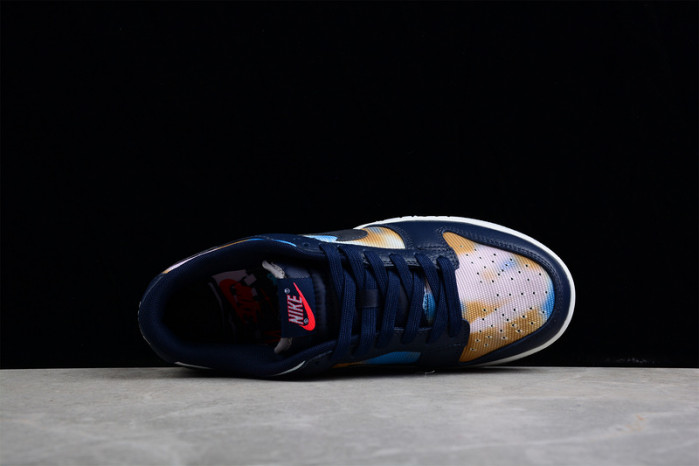 nike dunk low graffiti navy dm0108-400