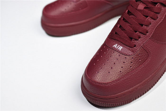 nike air force 1 low 07 lthr sail team red aj7280-600