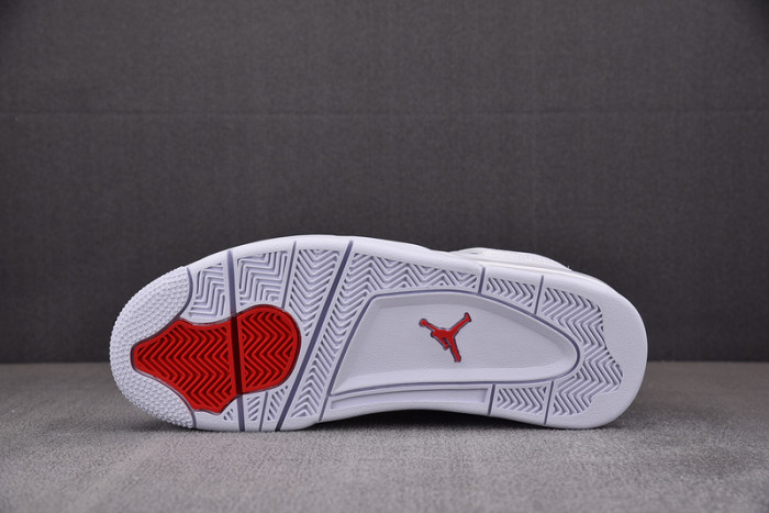 air jordan 4 retro “pure money” red metallic ct8527-112