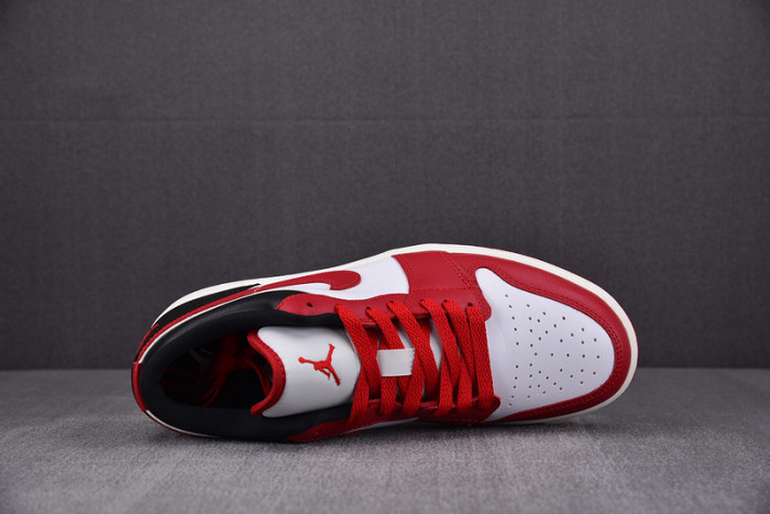 air jordan 1 low reverse black toe dc0774-160