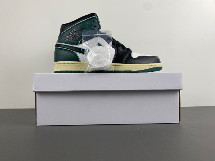 air jordan 1 mid se oxidized green fq7818-100