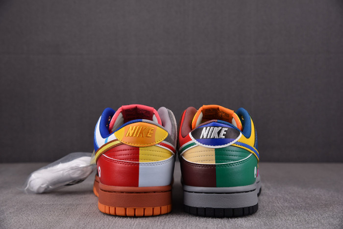 nike dunk low "what the S*per mario" custom dh0952-101