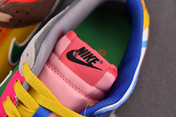 nike dunk low "what the S*per mario" custom dh0952-101
