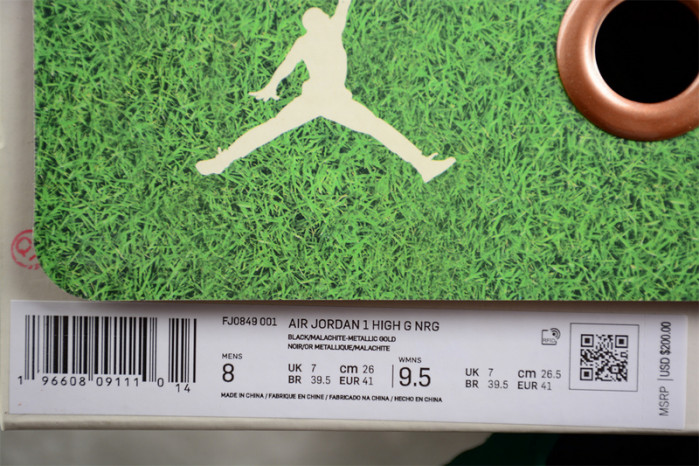 eastside golf x air jordan 1 golf "1961" fj0849-001