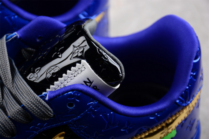 nike low air force 1 x royal blue black