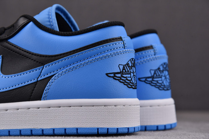 air jordan 1 low black university blue 553558-041