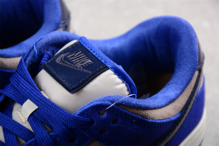 nike dunk low lx blue suede dv7411-400