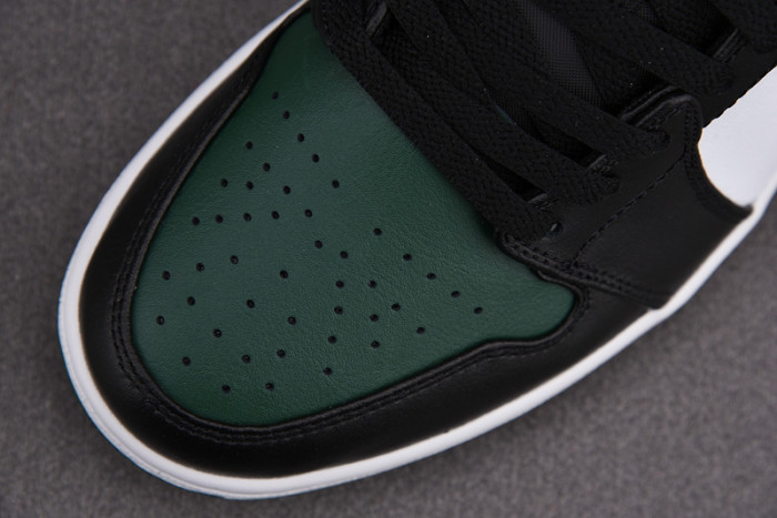 air jordan 1 low green toe 553558-371