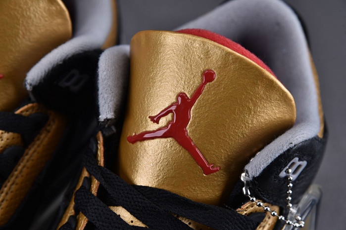 air jordan 3 black gold wmns ck9246-067