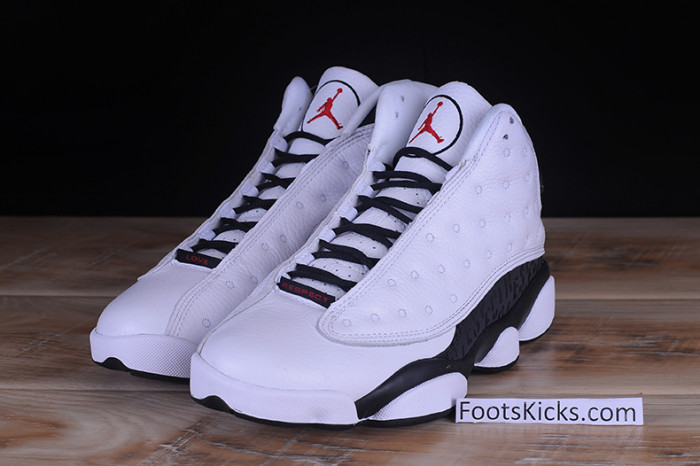 air jordan 13 retro sngl day "love and respect" black/ white mens 888164-112