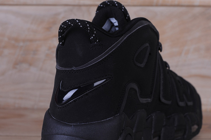 nike air more uptempo triple black 414962-004