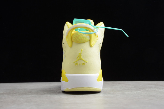 air jordan 6 retro dynamic yellow floral (gs) 543390-800